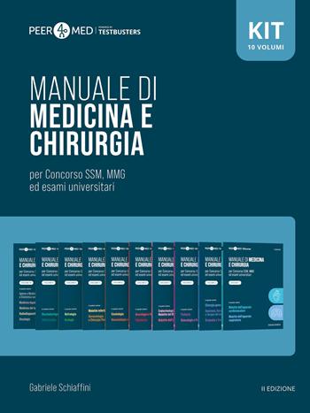 Kit Manuale di medicina SSM. Vol. 1-10 - Gabriele Schiaffini - Libro Testbusters 2026 | Libraccio.it