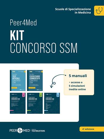 Peer4Med. Kit concorso SSM - Gabriele Schiaffini - Libro Testbusters 2026 | Libraccio.it
