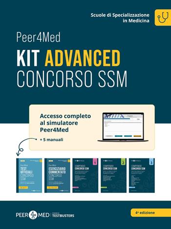 Peer4Med. Kit advanced concorso SSM - Gabriele Schiaffini - Libro Testbusters 2026 | Libraccio.it