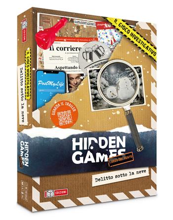 Hidden Games. Delitto sotto la neve. Gioco da tavolo  MS Edizioni 2024 | Libraccio.it