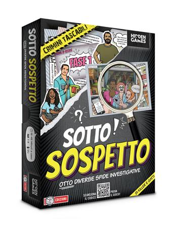 Hidden Games - Sotto sospetto. Otto diverse sfide investigative. Gioco da tavolo  MS Edizioni 2024 | Libraccio.it