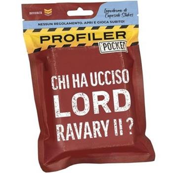Profiler Pocket - Chi ha ucciso Lord Ravary II? Gioco da tavolo  MS Edizioni 2025 | Libraccio.it