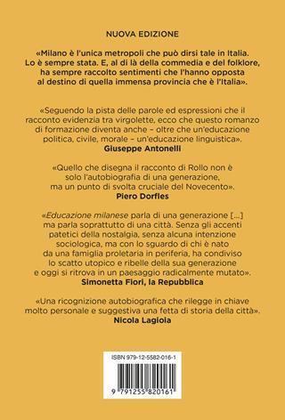 Un'educazione milanese - Alberto Rollo - Libro Ponte alle Grazie 2025, Scrittori | Libraccio.it