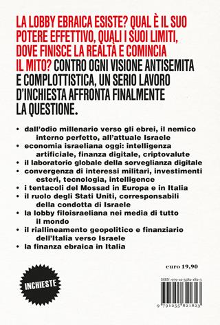 La lobby ebraica. Mito e realtà di un «potere forte» in Italia e nel mondo - Ferruccio Pinotti - Libro Ponte alle Grazie 2025, Inchieste | Libraccio.it