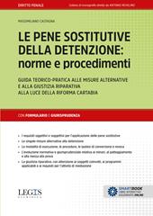 Le pene sostitutive della detenzione: norme e procedimenti