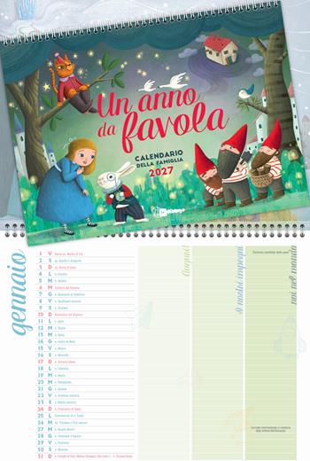 Un anno da favola. Calendario della famiglia 2027 - Martina Peluso - Libro In Dialogo 2026 | Libraccio.it