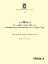 Lucae Holstenii Geographi Graeci Minores Emendationes, versiones et notae in pe??p????