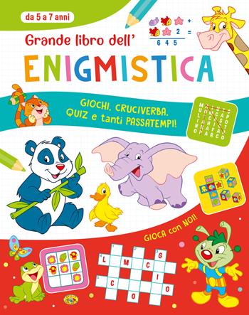 Grande libro dell'enigmistica. Da 5-7 anni  - Libro Grillo Parlante 2025, Conoscere | Libraccio.it