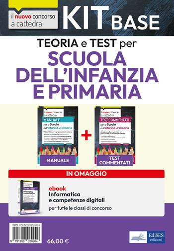 Kit di base concorso a cattedra. Scuola dell'infanzia e primaria. Teoria e test. - Valeria Crisafulli, Francesca De Robertis - Libro Edises professioni & concorsi 2024, Concorso a cattedra | Libraccio.it