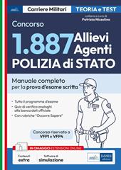 Concorso 1887 allievi agenti Polizia di Stato. Teoria e test