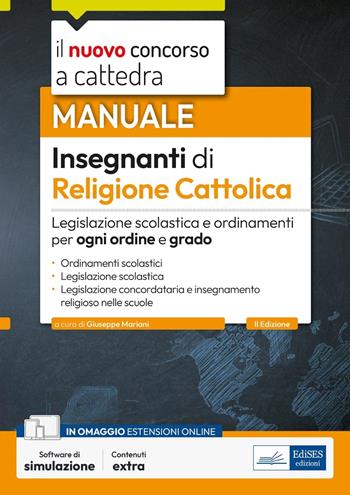 Concorso insegnanti di religione cattolica.  - Libro Edises professioni & concorsi 2024, Concorso a cattedra | Libraccio.it