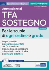 Test ammissione TFA sostegno scuole ogni ordine e grado