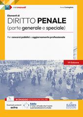 Elementi di diritto penale. Teoria e test per concorsi pubblici e aggiornamento professionale. Con contenuti extra. Con estensioni online