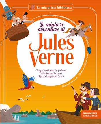 Le migliori avventure di Jules Verne: Cinque settimane in pallone-Dalla terra alla luna-I figli del capitano Grant. Vol. 2 - Sara Marconi, Giuditta Campello - Libro Shackleton 2025, La mia prima biblioteca | Libraccio.it