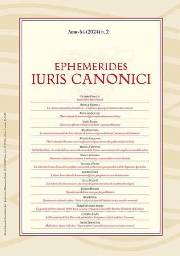 Ephemerides Iuris canonici (2024). Vol. 2  - Libro Marcianum Press 2025 | Libraccio.it