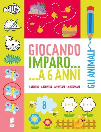 Gli animali. Giocando imparo... a 6 anni  - Libro Buk Buk 2025 | Libraccio.it