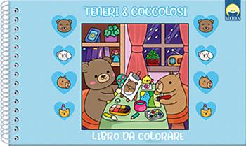 Teneri & coccolosi. Libro da colorare. Ediz. a spirale  - Libro Moon 2025 | Libraccio.it
