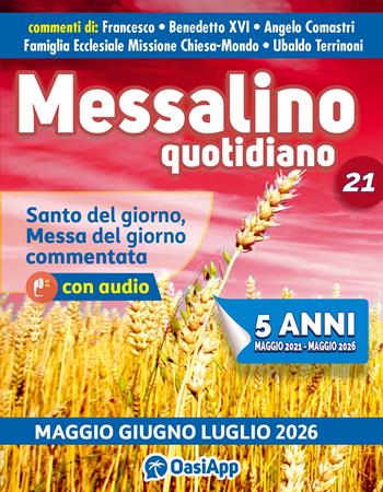 Messalino quotidiano (2026). Vol. 21: Maggio-Giugno-Luglio  - Libro OasiApp La Pietra d'Angolo 2026 | Libraccio.it