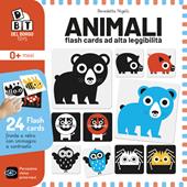Animali. flash cards ad alta leggibilità. Ediz. a colori