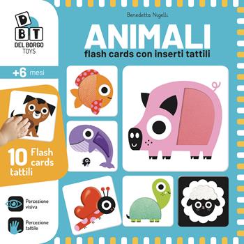 Animali. Flash cards con inserti tattili. Ediz. a colori - Benedetta Nigelli - Libro DB Toys 2024 | Libraccio.it