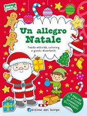 Un allegro Natale. Sticker fantasy