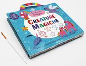 Creature magiche. Scuola di disegno. Ediz. a spirale. Con 8 acquerelli. Con pennello. Con stencil
