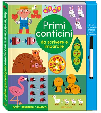 Primi conticini da scrivere e imparare. Scrivi cancella & riscrivi. Ediz. a colori. Con pennarello cancellabile  - Libro Doremì Junior 2025 | Libraccio.it