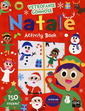 Vetrofanie gommose Natale. Ediz. a colori  - Libro Ape Junior 2024, Stickers | Libraccio.it