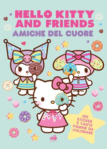Hello Kitty & Friends. Amiche del cuore: Dolci come un marshmallow, tenere come un abbraccio. Ediz. a colori - Sanrio - Libro Ape Junior 2025, Libri da colorare | Libraccio.it