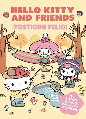 Hello Kitty & Friends. Posticini felici. Casine carine, paesini adorabili e prati colorati. Ediz. a colori - Sanrio - Libro Ape Junior 2025, Libri da colorare | Libraccio.it