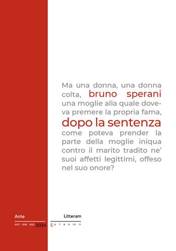 Dopo la sentenza - Bruno Sperani - Libro Tab edizioni 2024, Ante Litteram | Libraccio.it