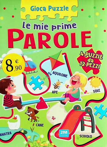 Prime parole. Gioca puzzle. Ediz. a colori  - Libro 2M 2025 | Libraccio.it