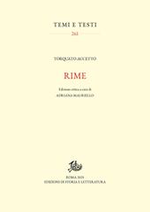 Rime. Ediz. critica
