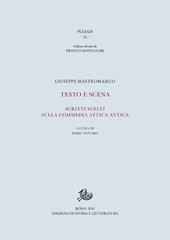 Testo e scena. Scritti scelti sulla commedia attica antica