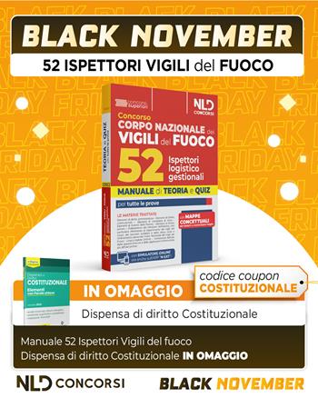 Concorso 52 Ispettori Logistico Gestionali Vigili del Fuoco. Manuale di teoria e quiz per tutte le prove.  - Libro Nld Concorsi 2025 | Libraccio.it