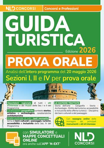 Esame abilitazione guida turistica 2026. Manuale per la prova orale.  - Libro Nld Concorsi 2026 | Libraccio.it