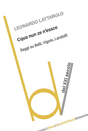 Cqua nun ze n'essce. Saggi su Belli, Vigolo, Landolfi - Leonardo Lattarulo - Libro Robin Edizioni 2026, Biblioteca del vascello | Libraccio.it