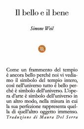 Il bello e il bene. Ediz. italiana e francese