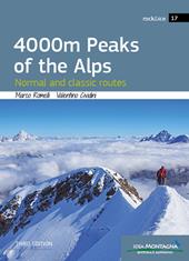 4000 m peaks of the Alps. Normal and classic routes