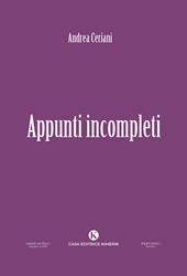 Appunti incompleti