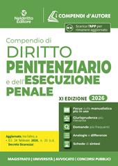 Compendio di diritto penitenziario e dell'esecuzione penale 2026 aggiornato al Decreto sicurezza