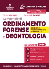 Compendio di ordinamento forense e deontologia 2026