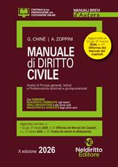 Manuale breve di diritto civile 2026. Manuale per esame orale avvocato, concorsi pubblici e università. Con estensioni online