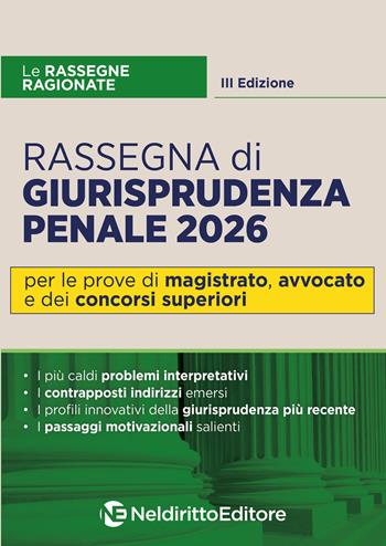 Rassegna ragionata di diritto penale 2026 - A. Ripepi - Libro Neldiritto Editore 2026 | Libraccio.it