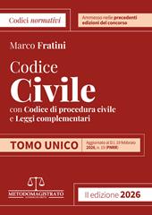 Codice normativo di Diritto Civile 2026 per il concorso in Magistratura