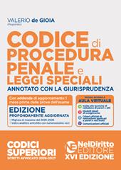 Codice di Procedura Penale annotato con la giurisprudenza per l'esame di Avvocato 2026-2027