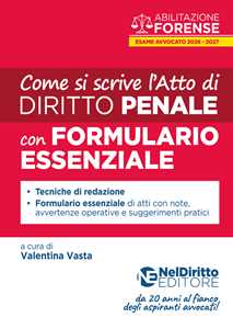 Come Si Scrive L'atto Di Penale Per L'esame Scritto Di Avvocato 2...-image