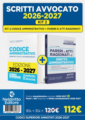 Codice amministrativo annotato+Pareri di Amministrativo 2026- 2027 - Ettore Batelli, Denysfrancesco Iannozzi - Libro Neldiritto Editore 2026 | Libraccio.it