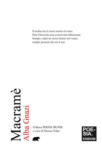 Macramè - Alba Gnazi - Libro Bertoni Editore 2026, Poesia mundi | Libraccio.it