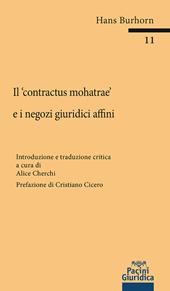 Il «contractus mohatrae» e i negozi giuridici affini